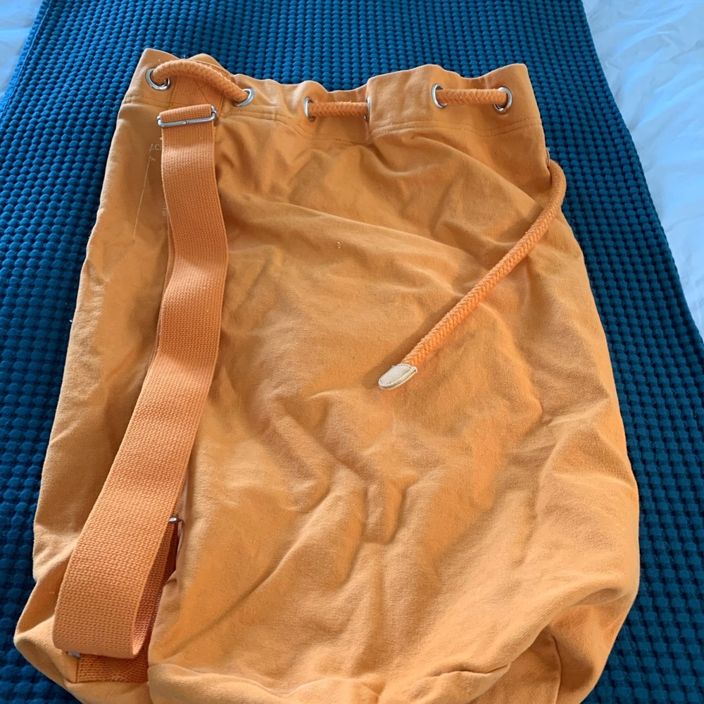 J Crew Orange beach duffle